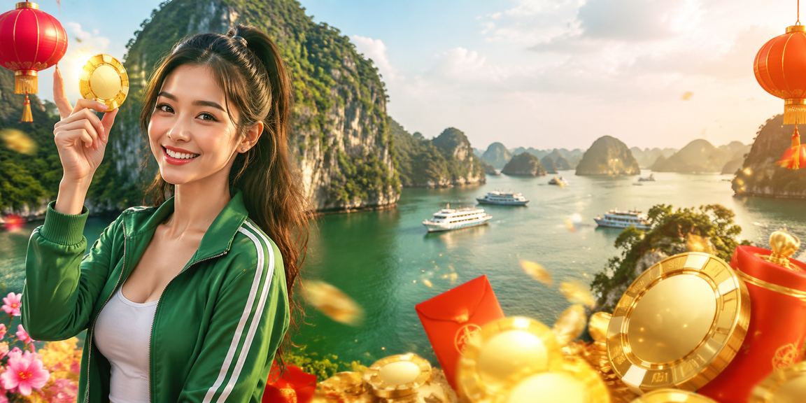 Khách du lịch Hạ Long dùng điện thoại nạp tiền và nhận thưởng trong đêm hội đèn lồng