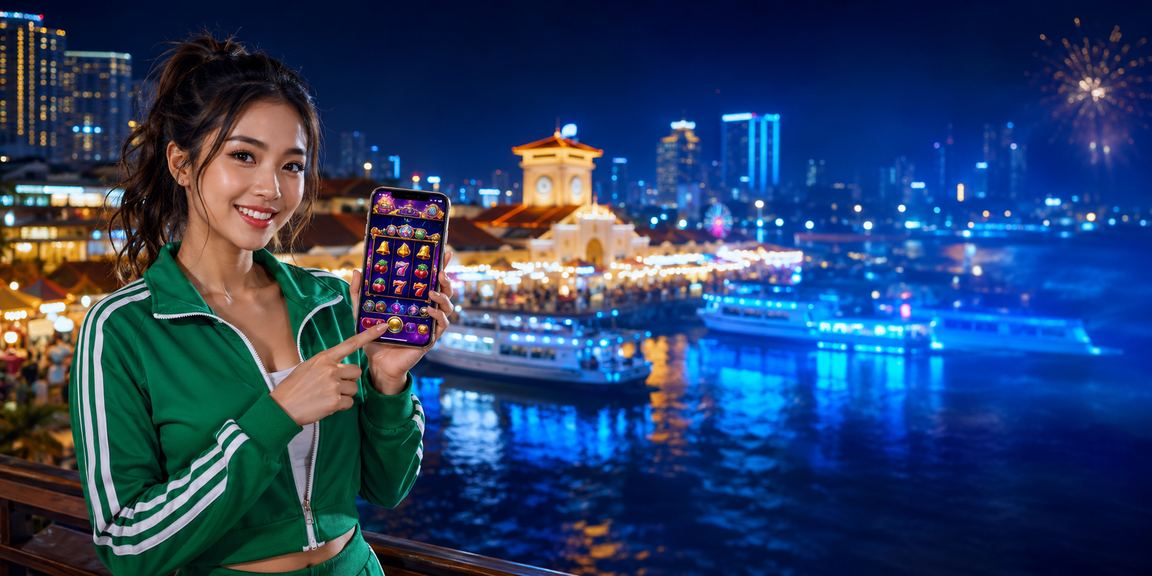 Không khí lễ hội sôi động tại TP.HCM với người chơi tham gia slot game trực tuyến