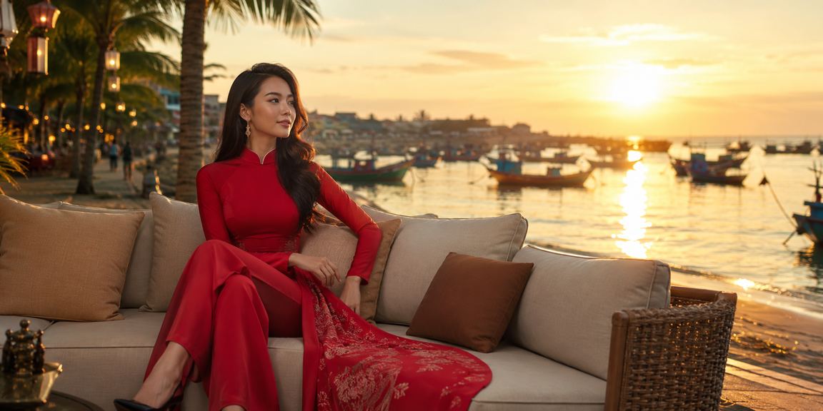 Người dùng Sài Gòn nhận thưởng nạp tiền trong trang phục áo dài truyền thống
