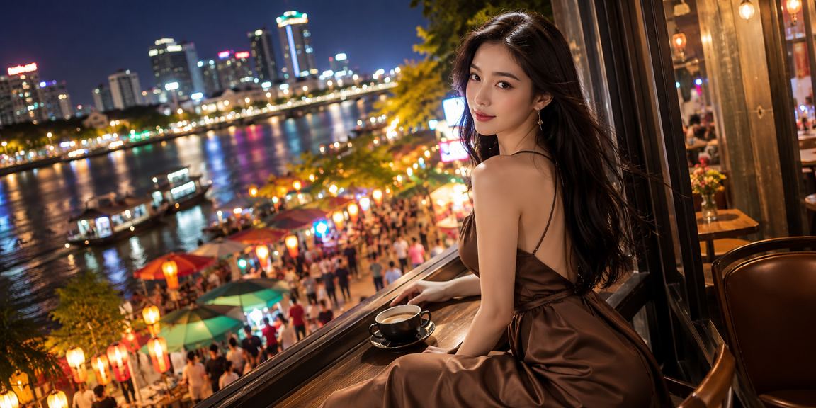Người dùng Sài Gòn theo dõi kèo cá cược thể thao tại quán cà phê buổi tối