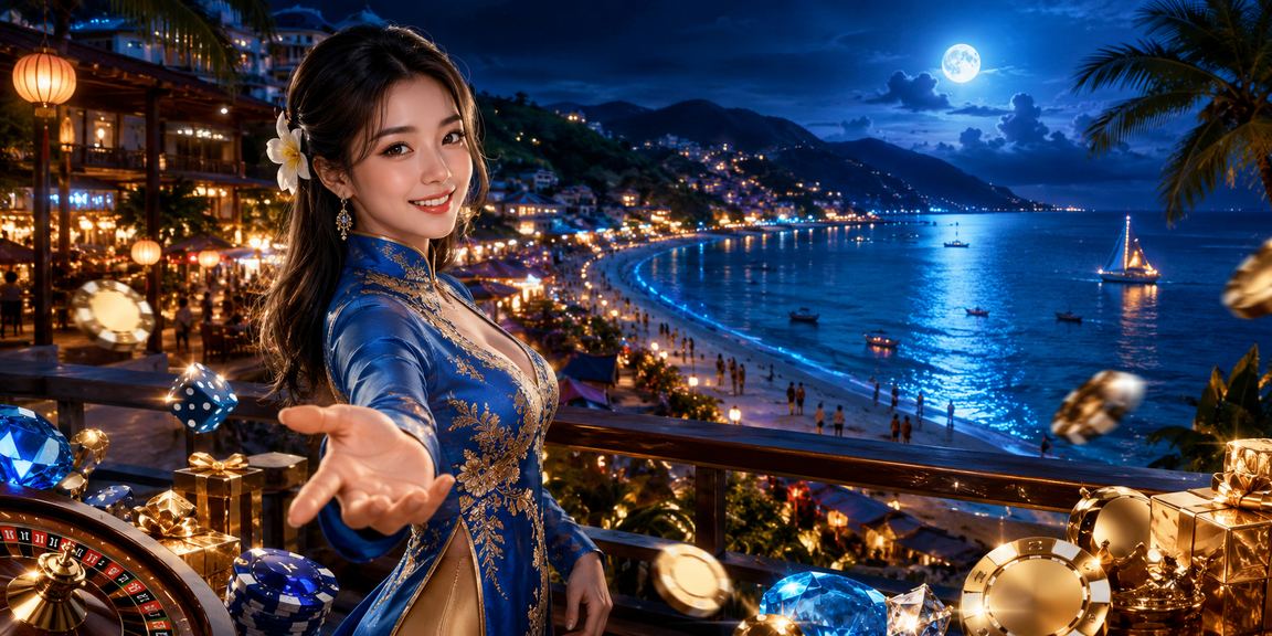 Người chơi tại Sapa trong trang phục áo dài tham gia sự kiện casino mùa lễ hội